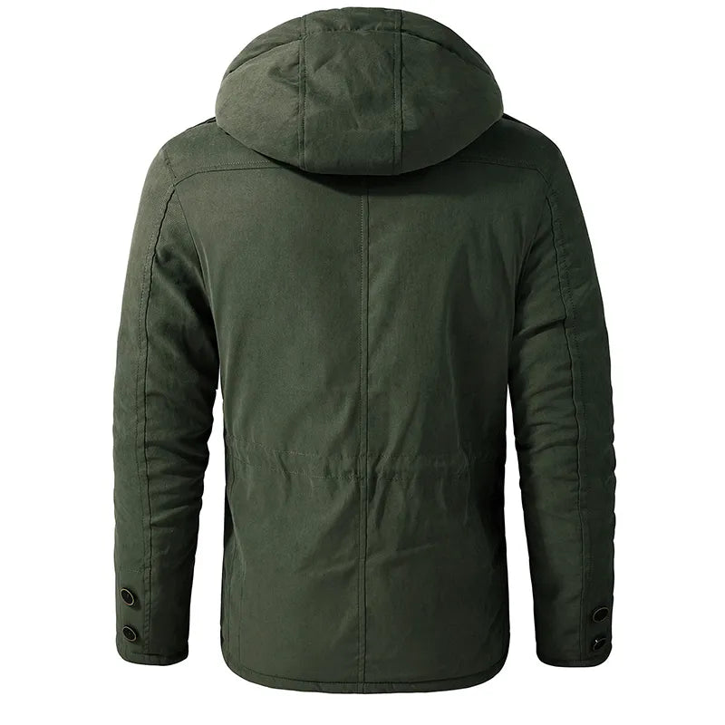 Men's Sherpa Puffer Snow Winter Jacket