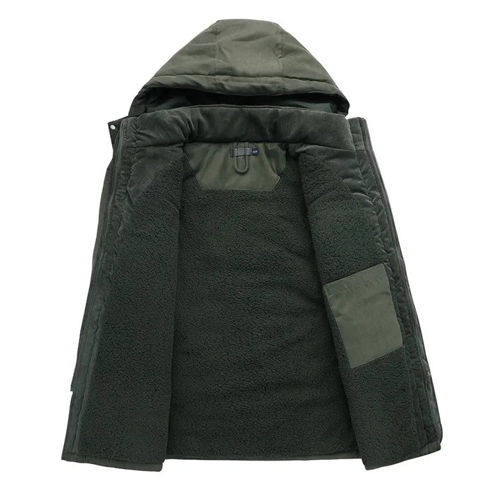 Men's Sherpa Puffer Snow Winter Jacket