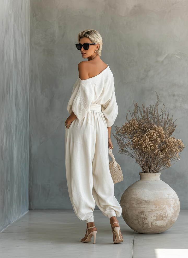 Mélina | Off-Shoulder Two-Piece Set