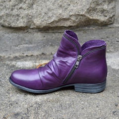 Margot | Orthopedic Leather Boot with a Wide Fit