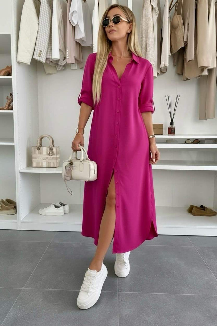 Marie | Oversized Shirt Dress