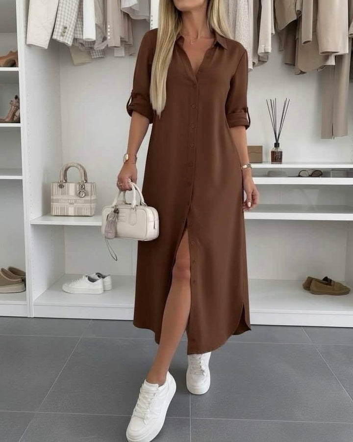 Marie | Oversized Shirt Dress