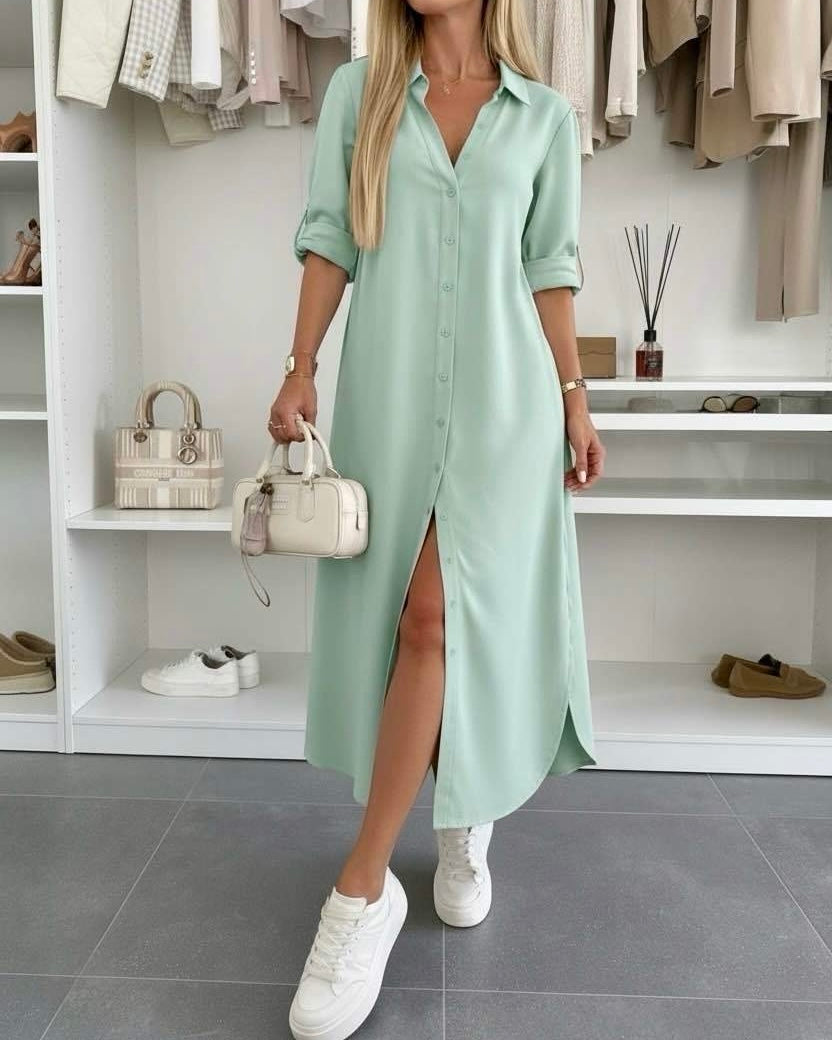 Marie | Oversized Shirt Dress