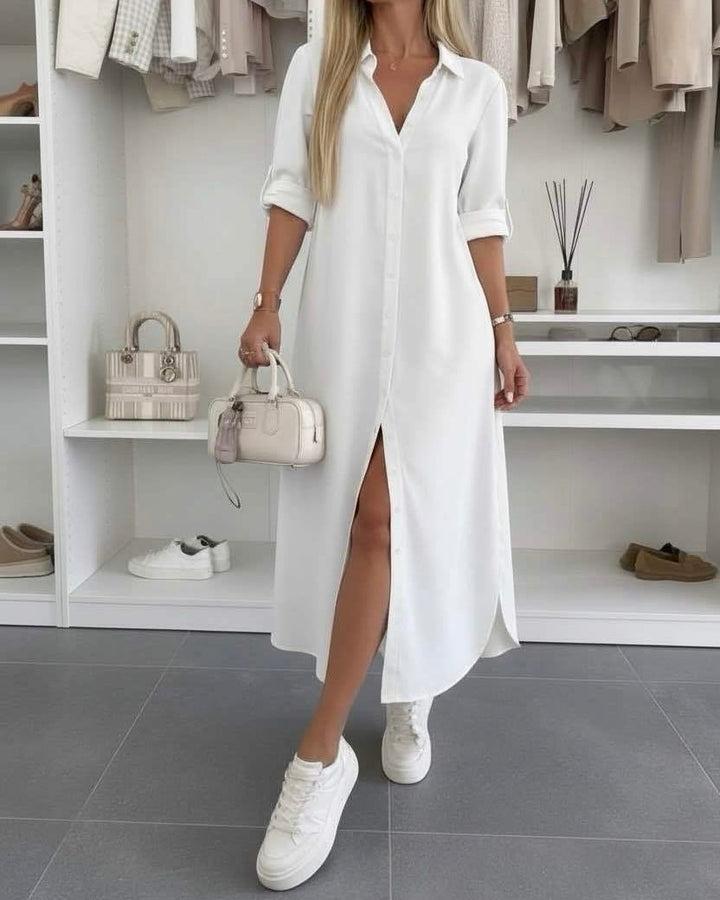Marie | Oversized Shirt Dress
