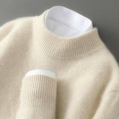 Judith | Women's Ribbed Mock Neck Sweater