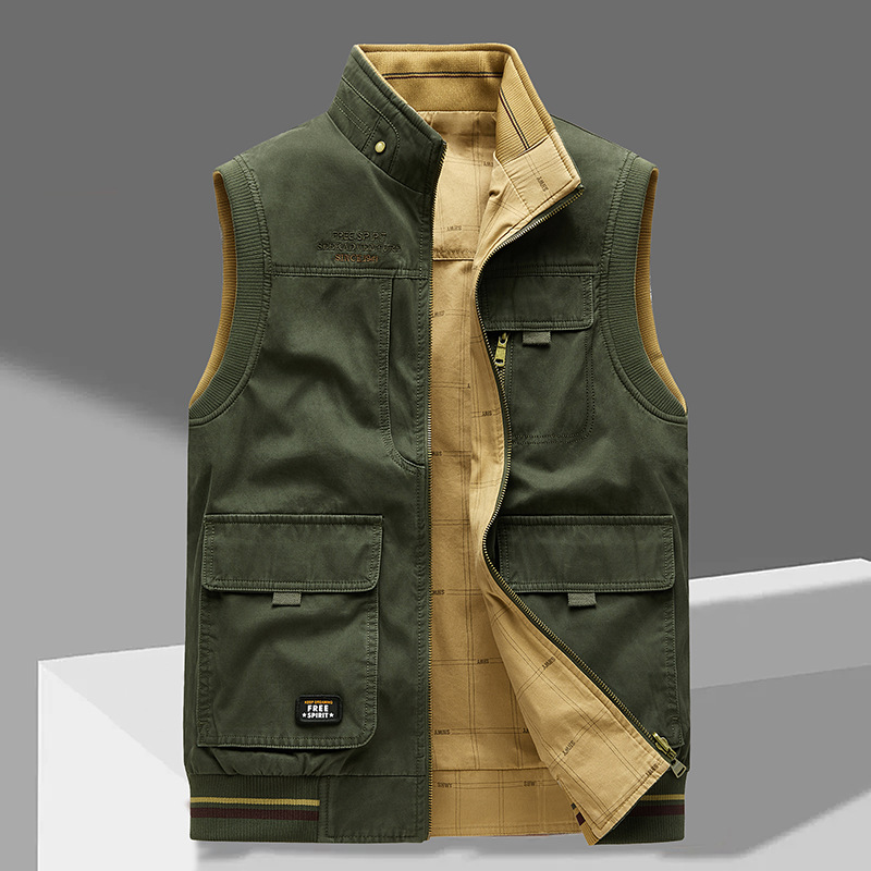 David | Reversible Multi-Pocket Utility Vest
