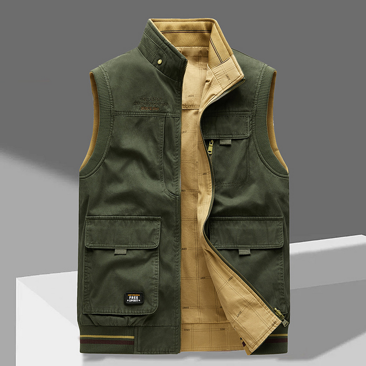 David | Reversible Multi-Pocket Utility Vest