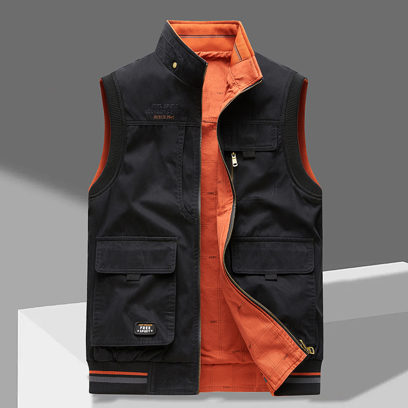 David | Reversible Multi-Pocket Utility Vest