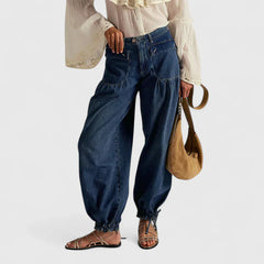 Lani | Elegant Wide-Leg Pleated Trousers