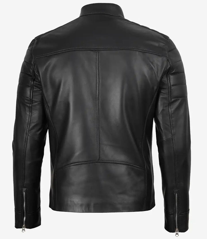Sullivan | Classic Black Leather Jacket