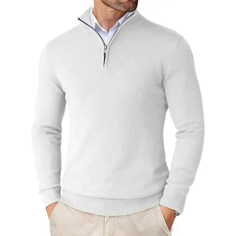 Men's Knit Quarter Zip Sweater