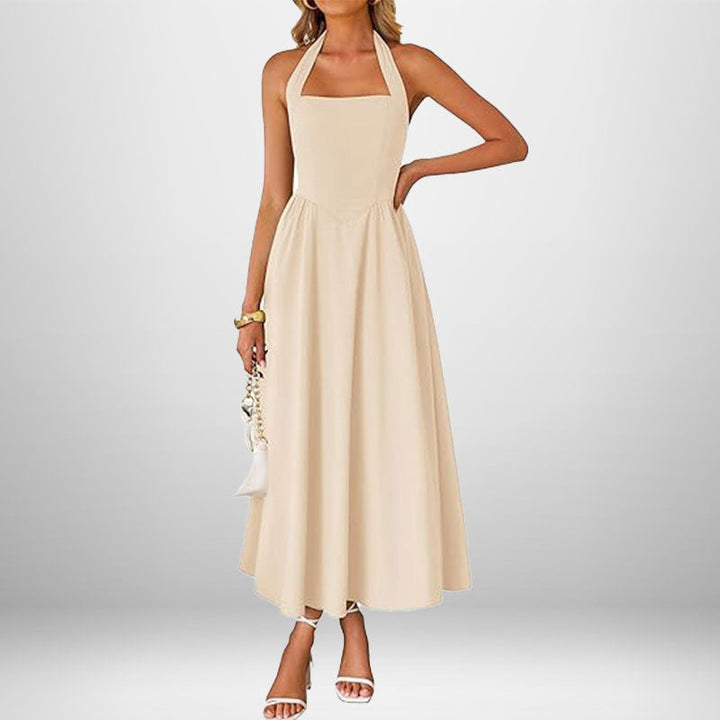 Winslow™ | Trendy Halter Neck Sleeveless Dress