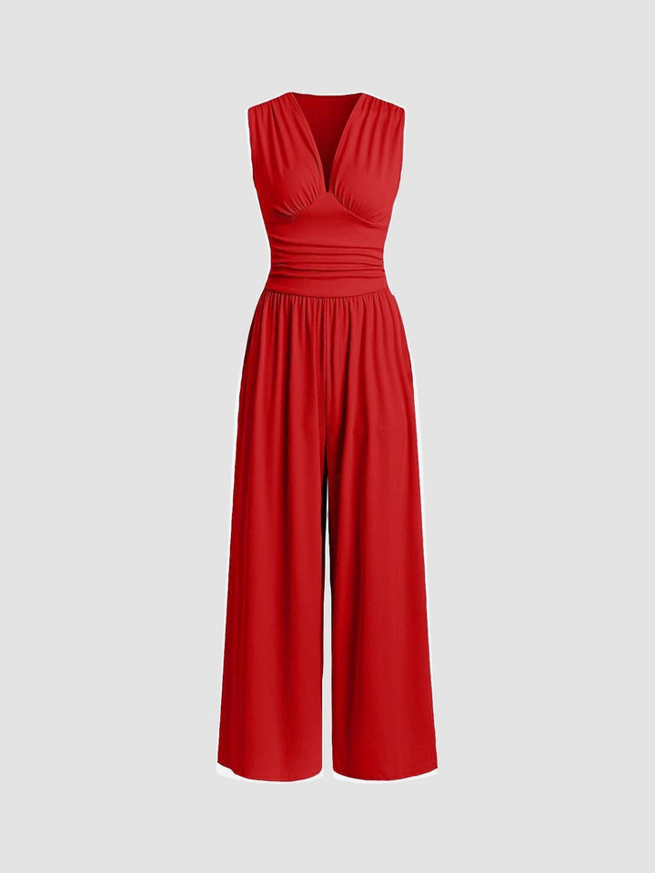 Solange | The Sleeveless Wide-Leg Jumpsuit