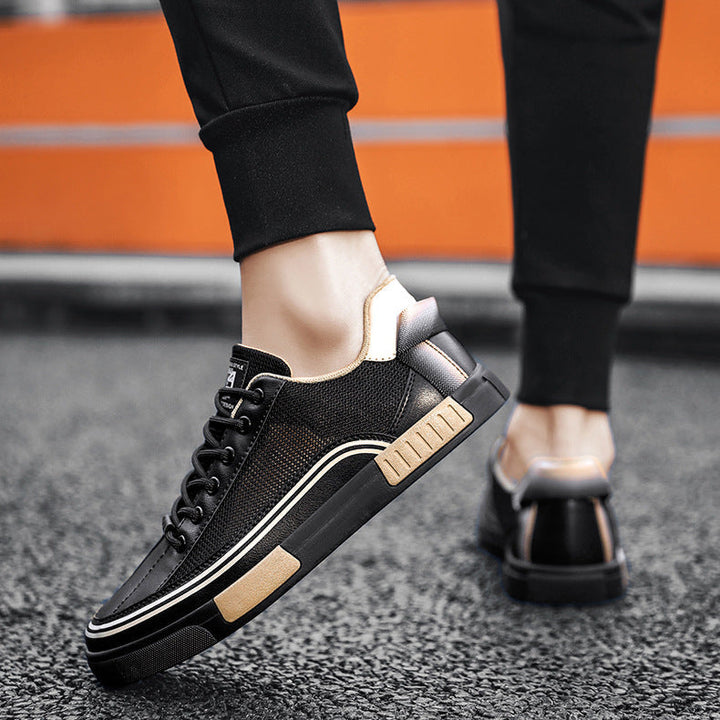 Men’s Knit Mesh Sneakers | Lightweight Comfort Sole | Street Style Runners