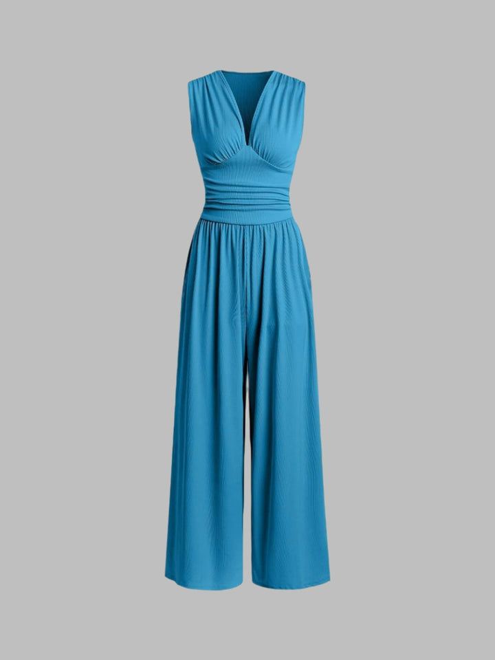 Solange | The Sleeveless Wide-Leg Jumpsuit
