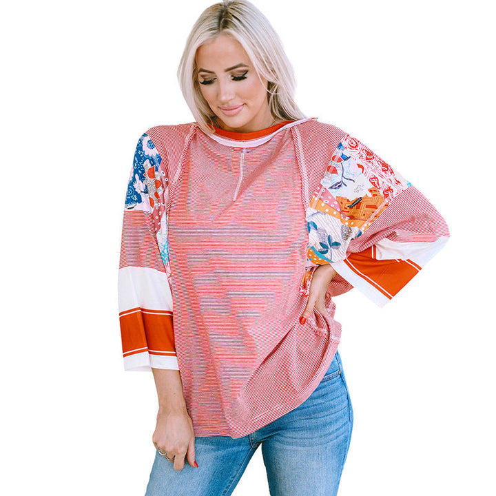 Bailey™ | Women Lightweight Patchwork Batwing Top
