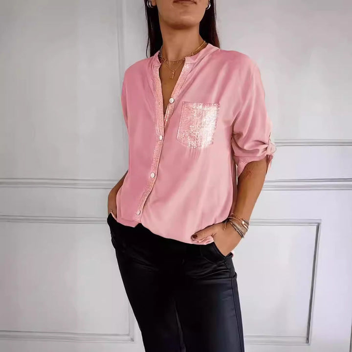 Danica™ | Women Sequin Detailed Blouse