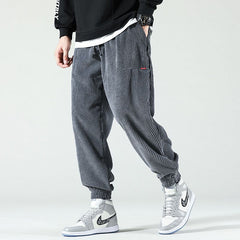 Marco | Men's Cuffed Breathable Corduroy Baggy Sweatpants