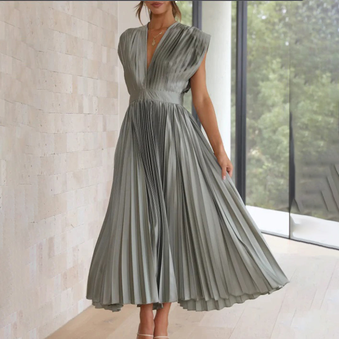 Opaline | Pleated Midi Dress