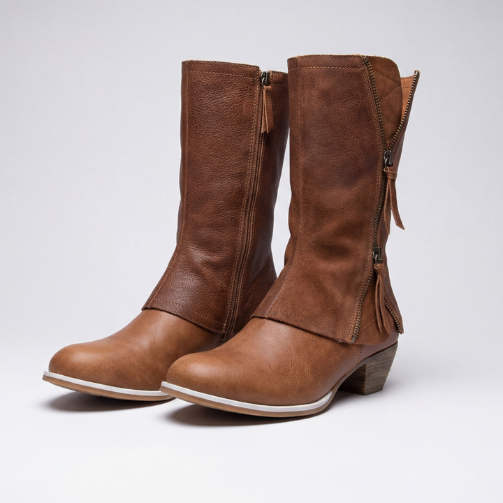 Beatrice | The Easy-Zip Mid-Calf Boot
