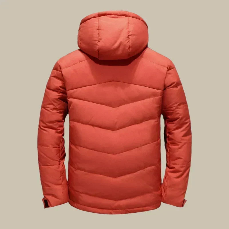 Men's Snow Puffer Winter Jacket Windbreaker