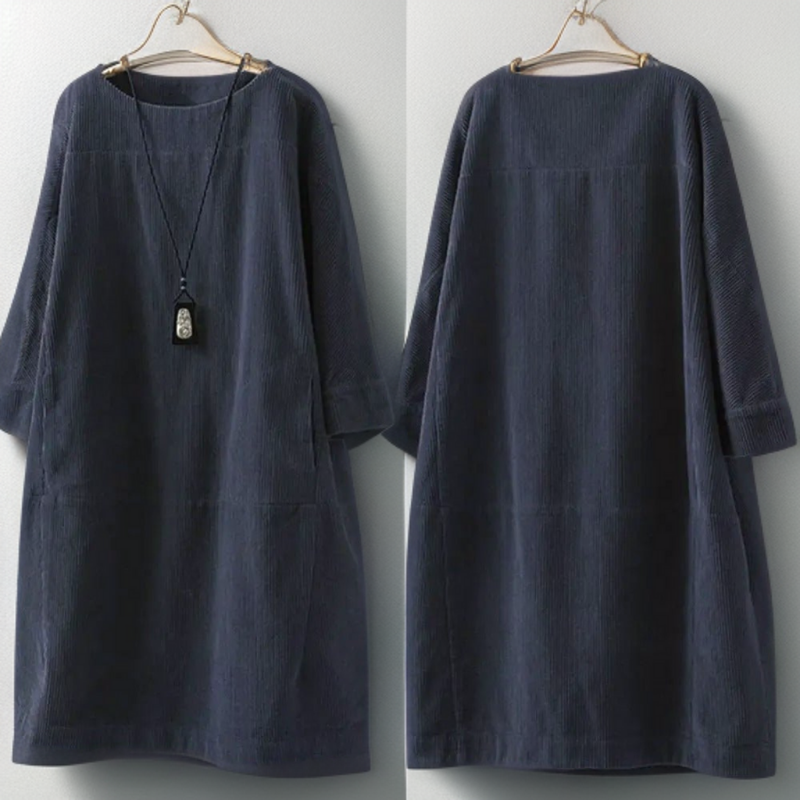 Émilie | Relaxed A-Line Midi Dress
