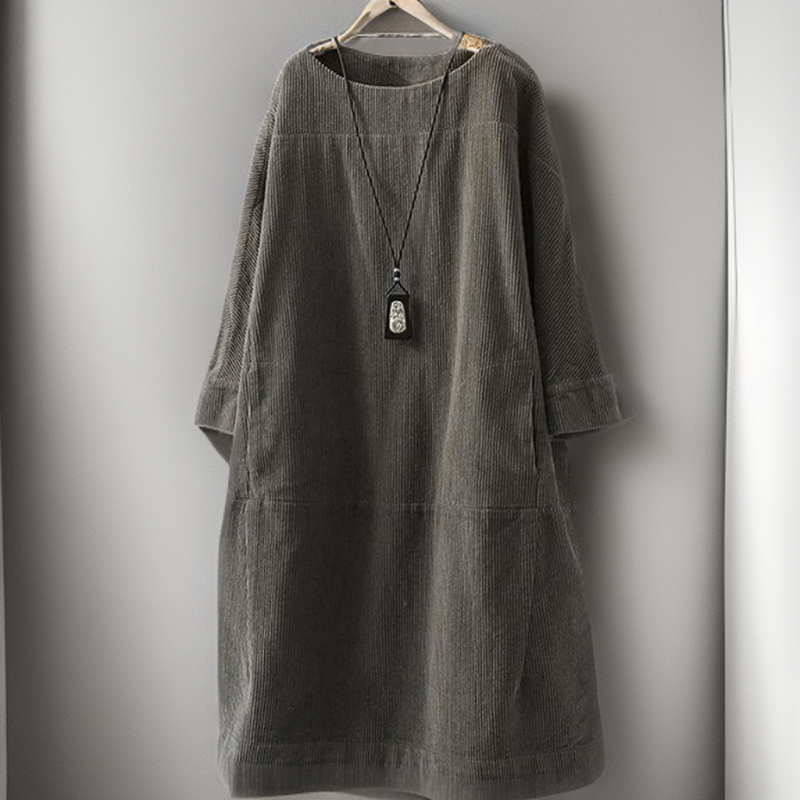 Émilie | Relaxed A-Line Midi Dress