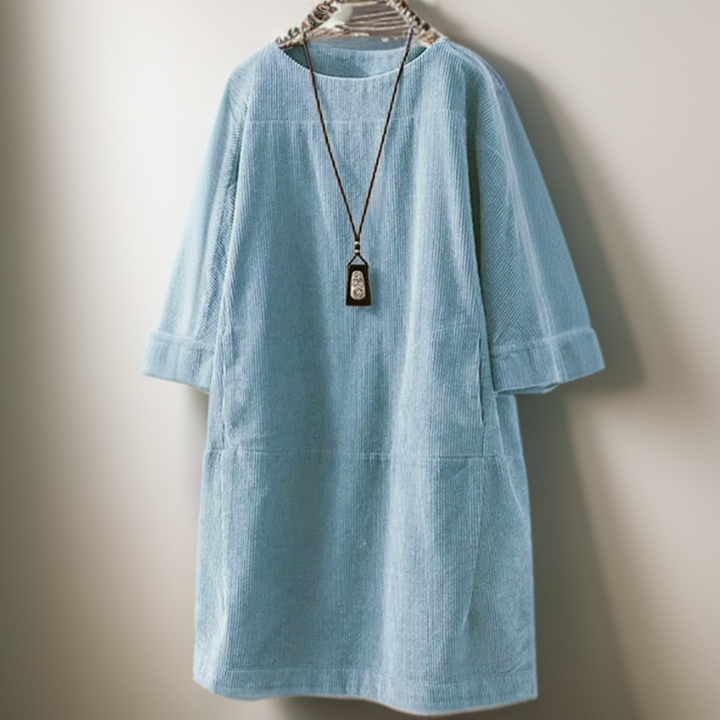 Émilie | Relaxed A-Line Midi Dress
