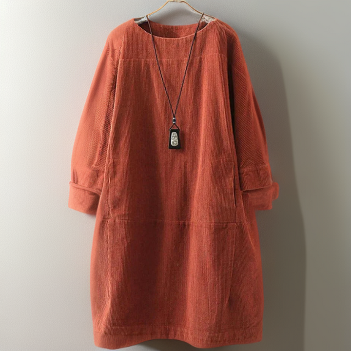 Émilie | Relaxed A-Line Midi Dress
