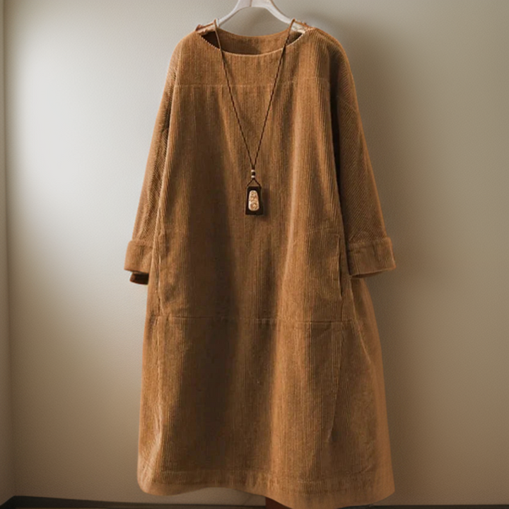 Émilie | Relaxed A-Line Midi Dress