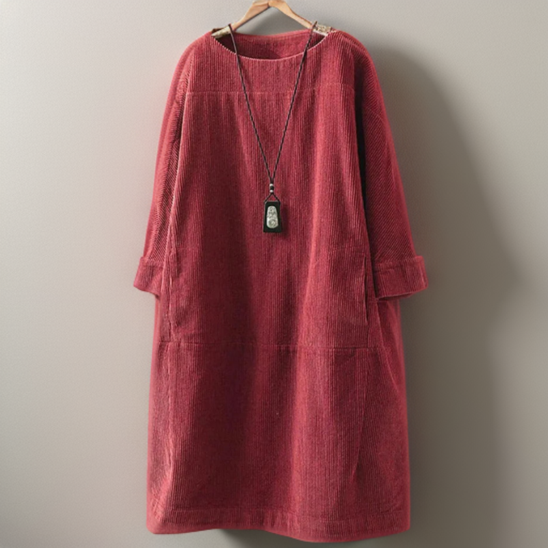 Émilie | Relaxed A-Line Midi Dress
