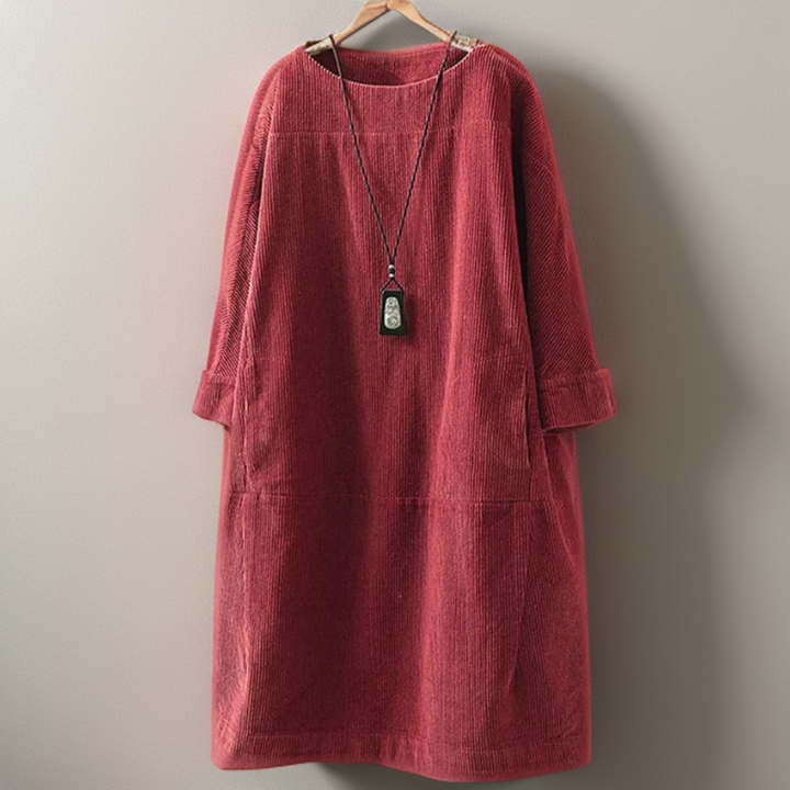Émilie | Relaxed A-Line Midi Dress