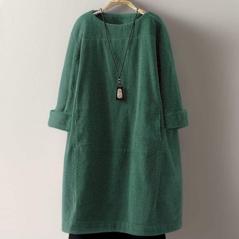 Émilie | Relaxed A-Line Midi Dress