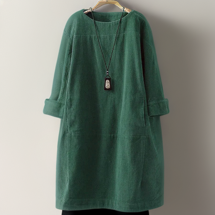 Émilie | Relaxed A-Line Midi Dress