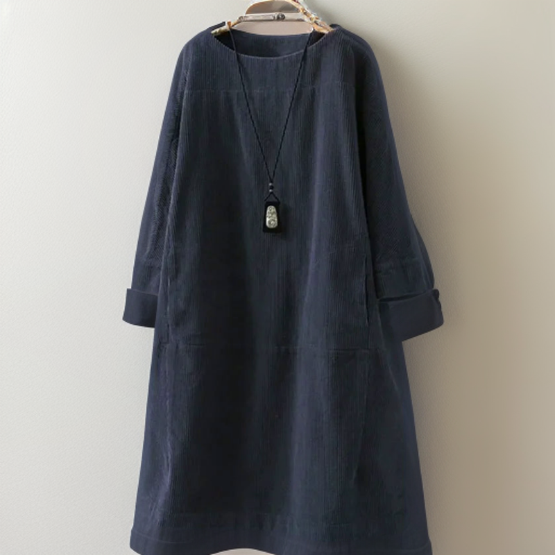 Émilie | Relaxed A-Line Midi Dress