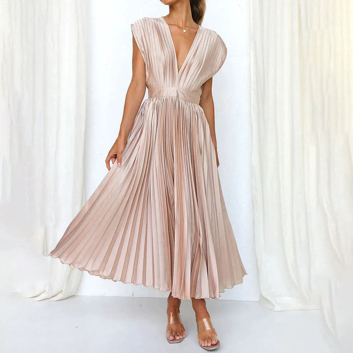 Opaline | Pleated Midi Dress