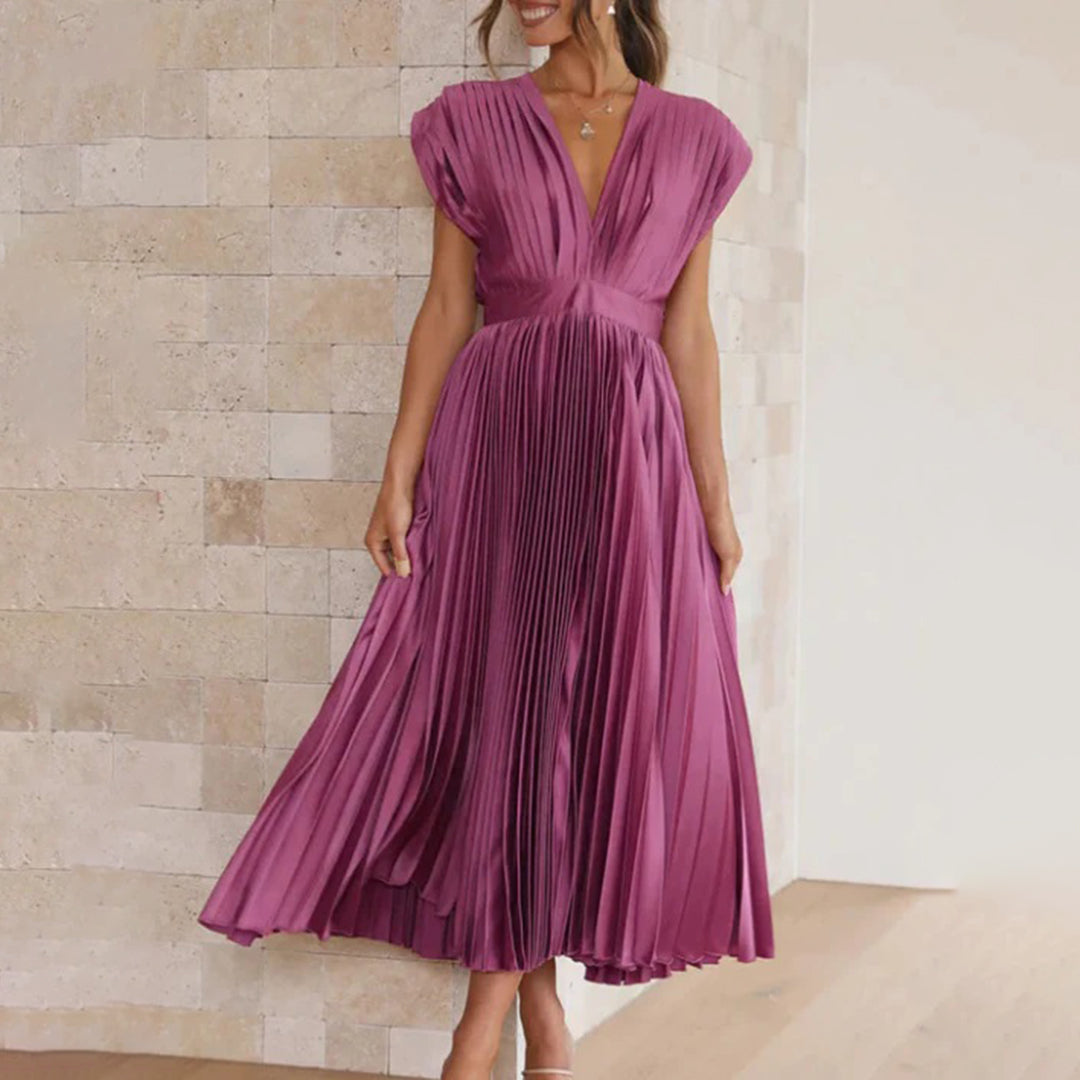 Opaline | Pleated Midi Dress