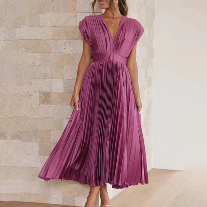 Opaline | Pleated Midi Dress
