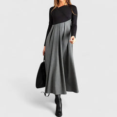 Revaline | Graceful Maxi Dress with a Flowing Skirt