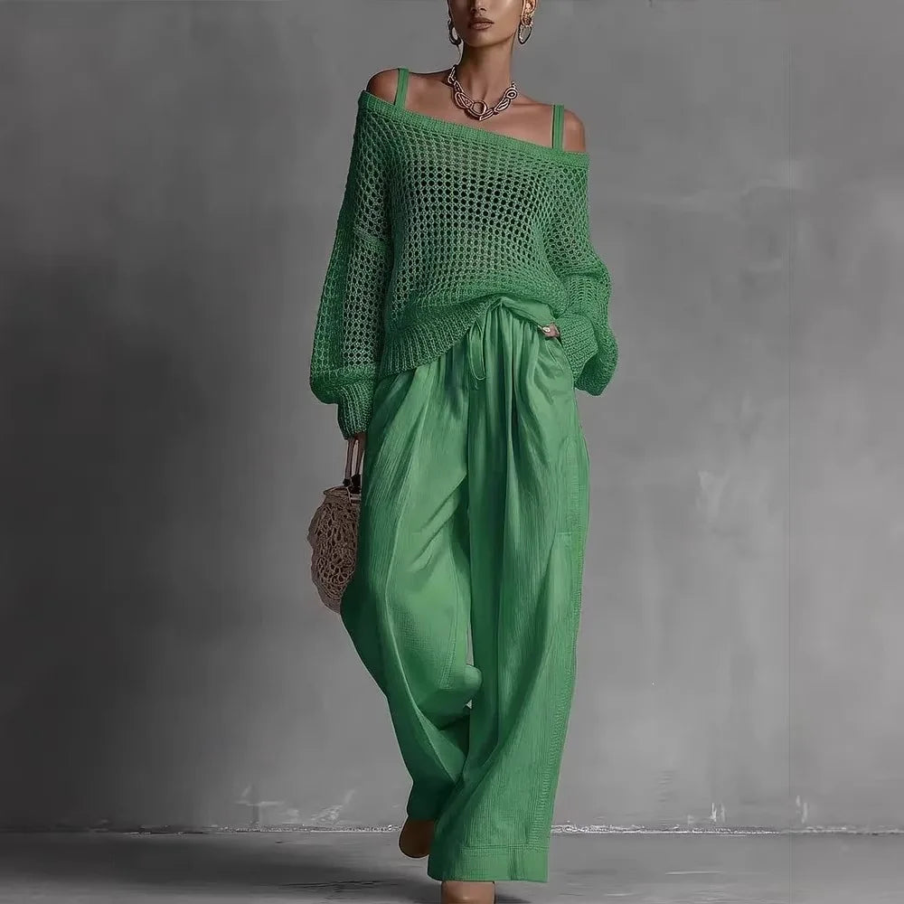 Morwenna | Off-Shoulder Two-Piece Set