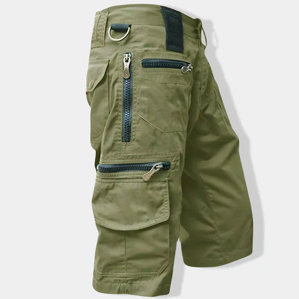 Men’s Utility Cargo Shorts | Multi-Pocket Outdoor Workwear | Durable Cotton Blend