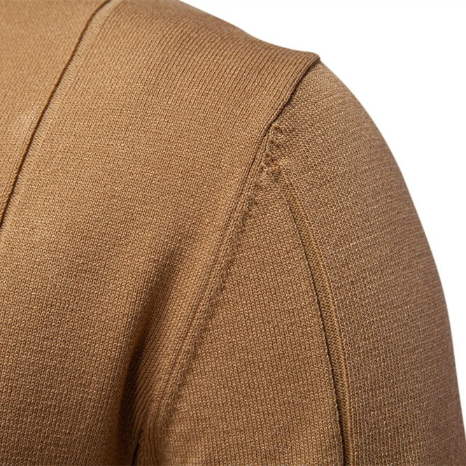 Knit Polo Shirt with Quarter Zip | Modern Casual Fit | Lightweight Comfort