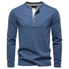 Wesley | Everyday Long-Sleeve Cotton T-Shirt