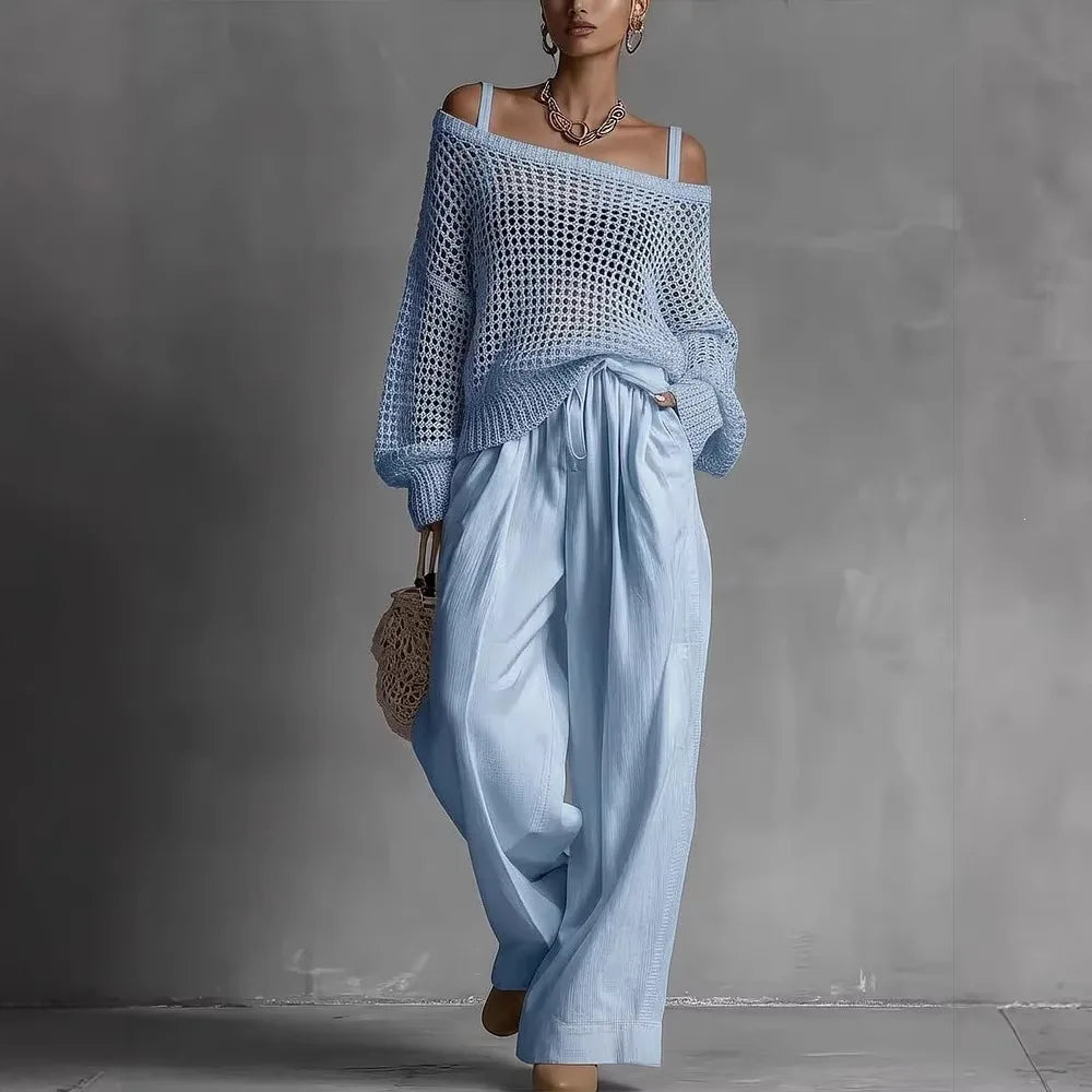 Morwenna | Off-Shoulder Two-Piece Set