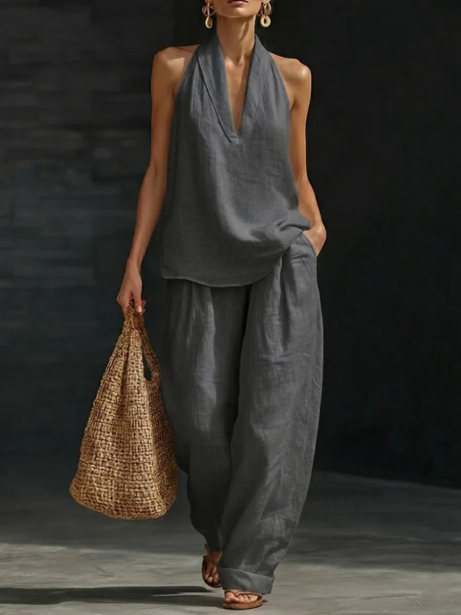 Cléa | Halter Two-Piece Set