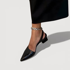 Sienna | Elegant Slingback Heel with a Back Strap