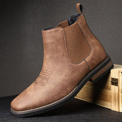 Grant | Men's Chelsea Boot with Elastic Side Panels