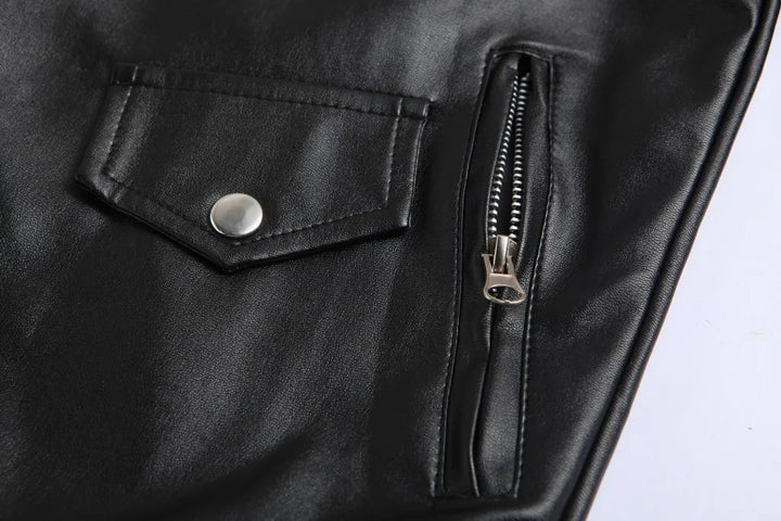 Raymond | Classic Leather Biker Jacket