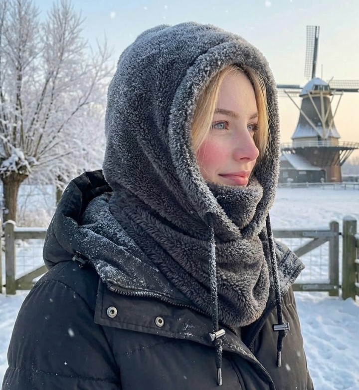 Women's Chunky Hooded Scarf