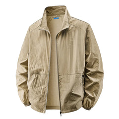 Gregor | Lightweight Zip-Up Jacket with a Stand Collar